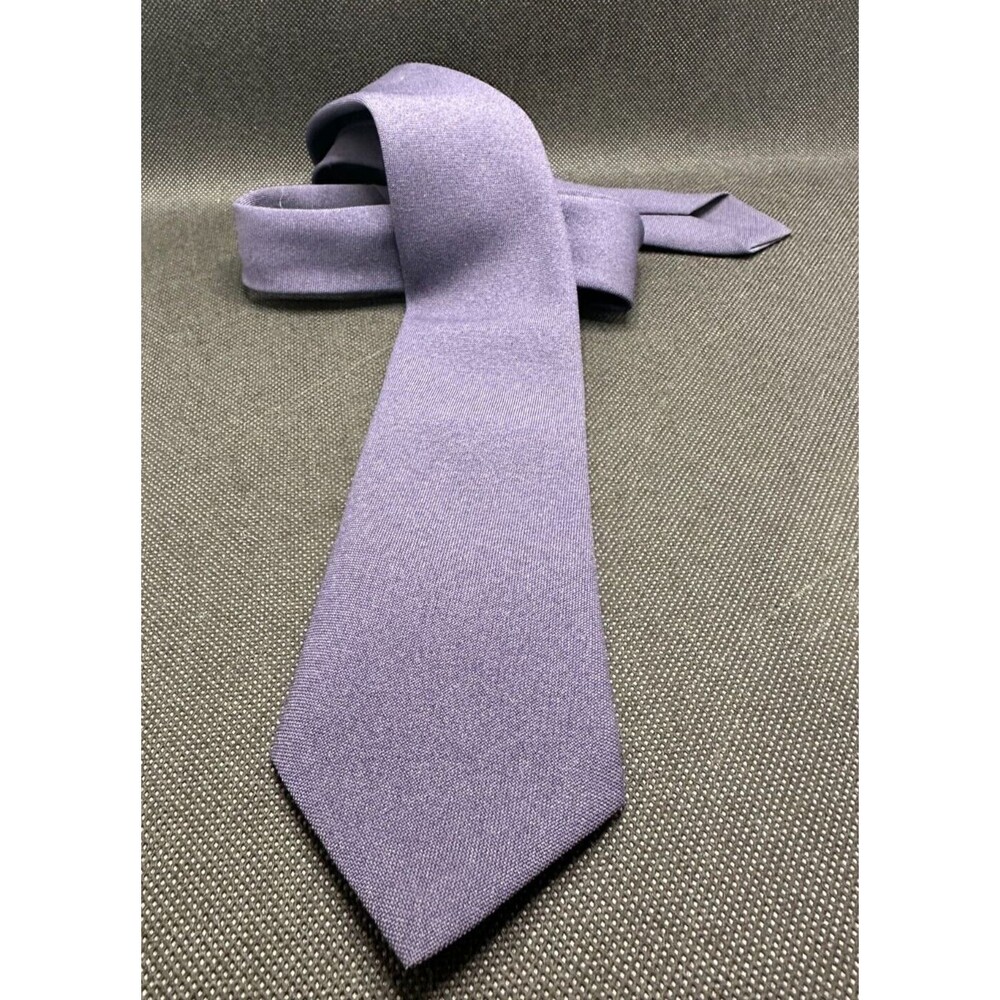 Vintage Giovanni Men's Skinny Neck Tie Navy Blue 100% Polyester 2.5"X47" Retro